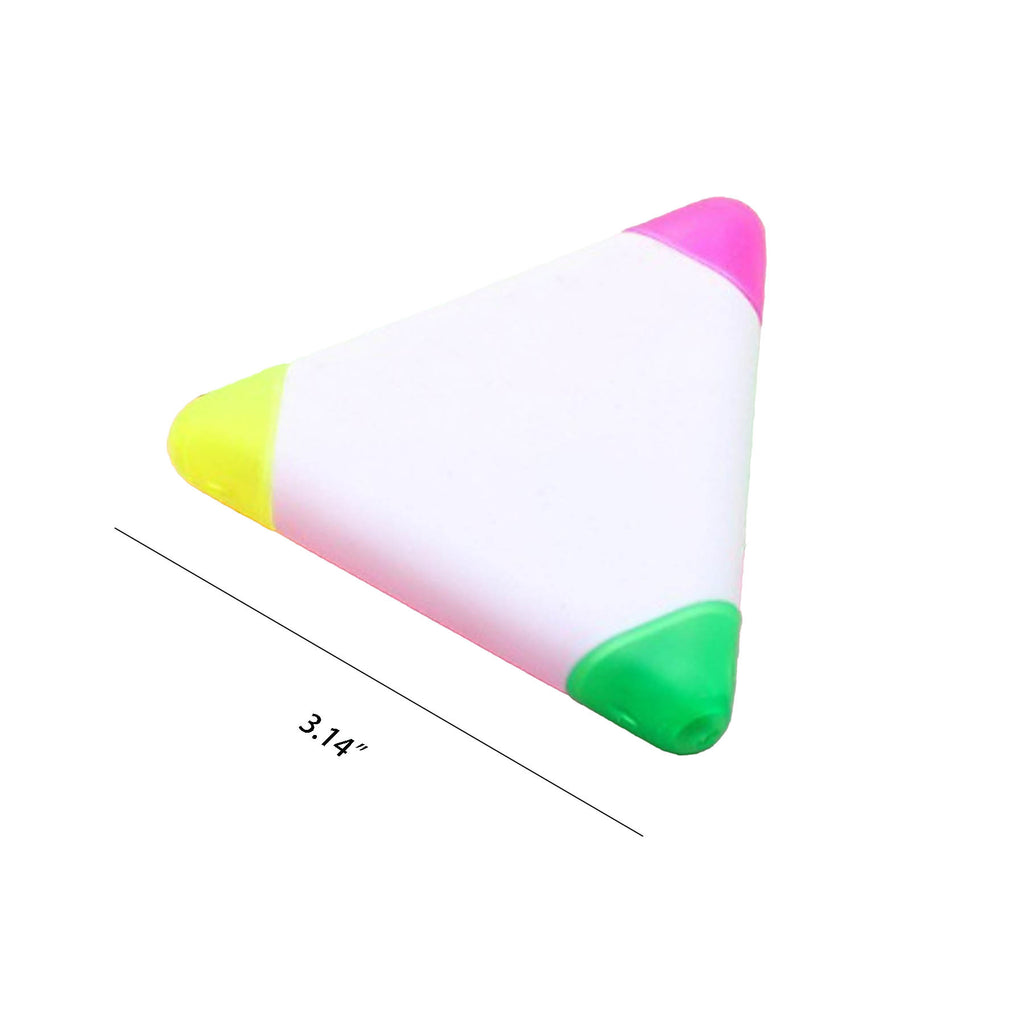 Triangular Fluorescent Highlighter Color Marker Pen