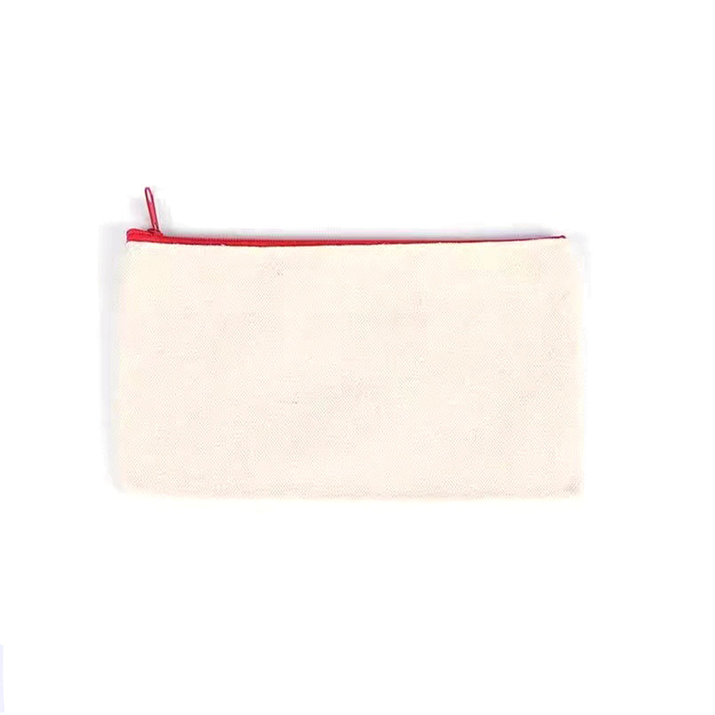 Canvas Zippered Pencil Cases