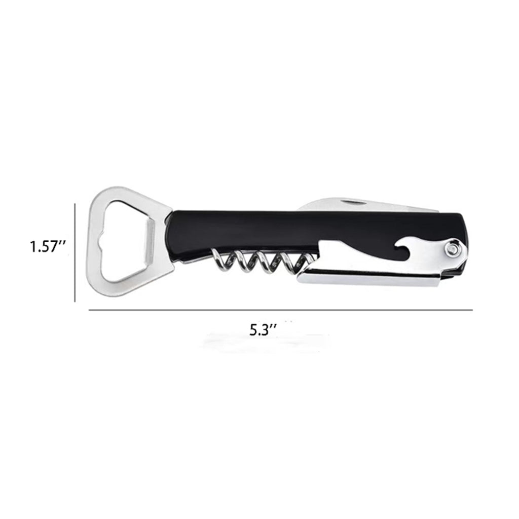4-in-1 Wine Opener – Corkscrew, Cutter & Bottle Opener