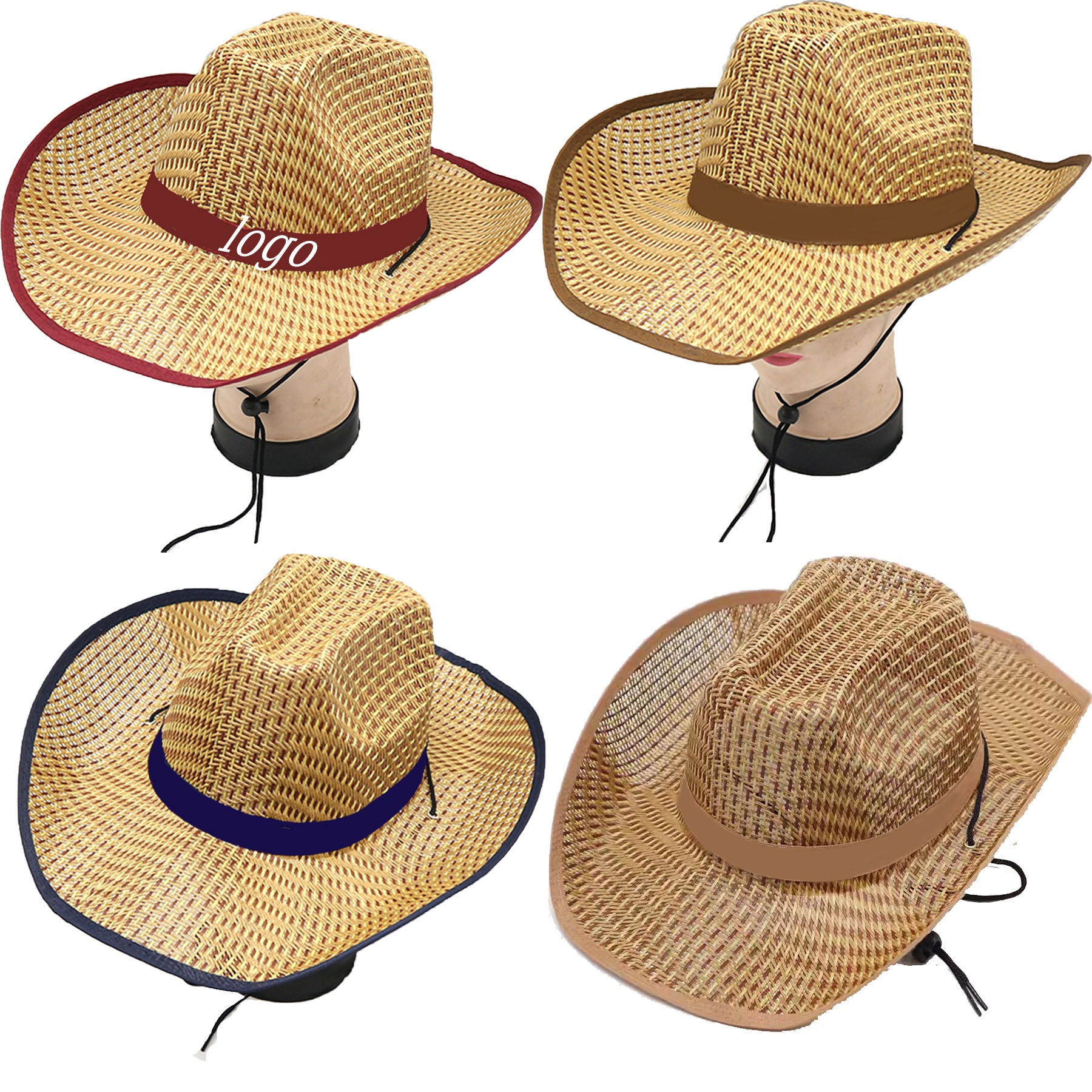 Unisex Cowboy Straw Hat