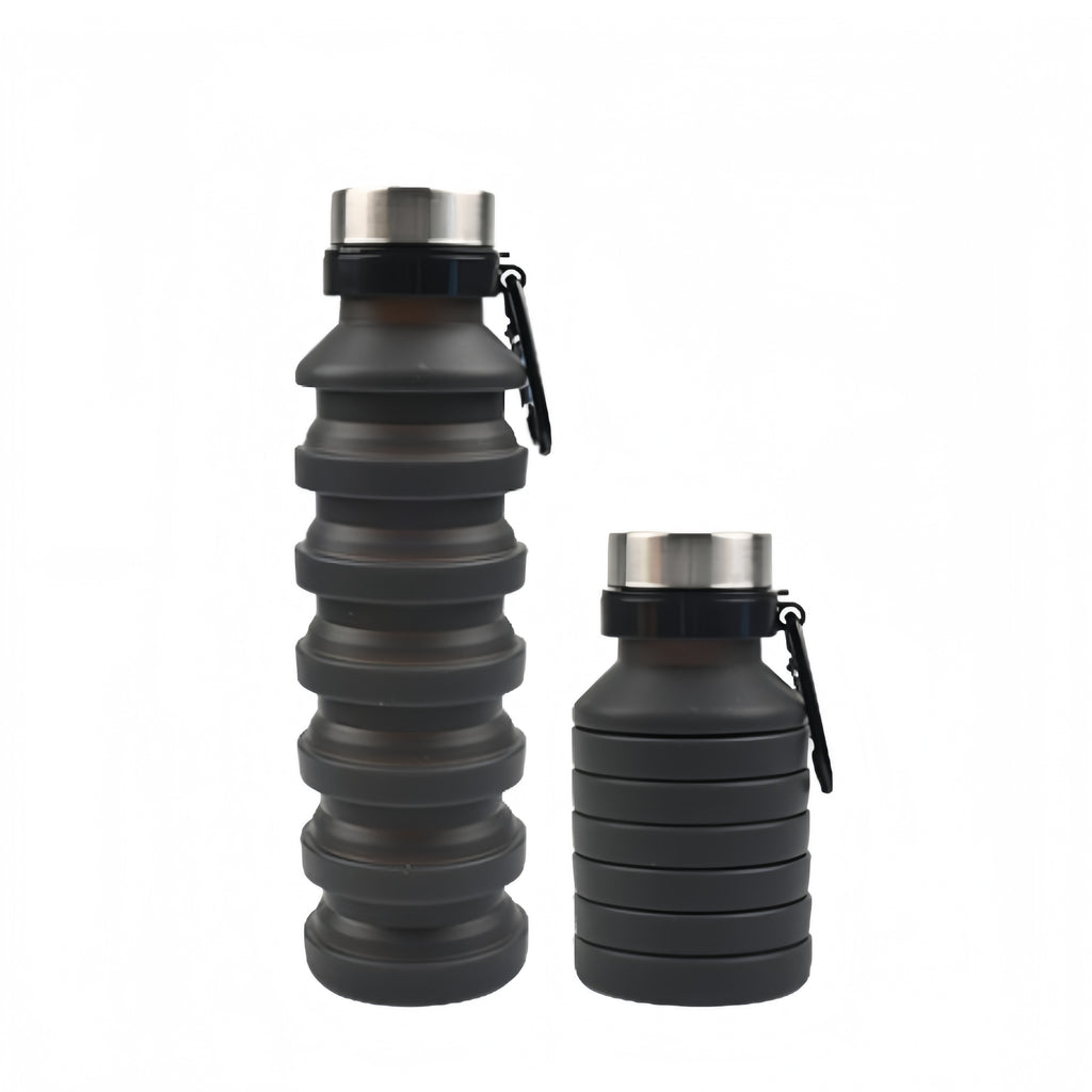 17-Ounce Silicone Collapsible Water Bottle