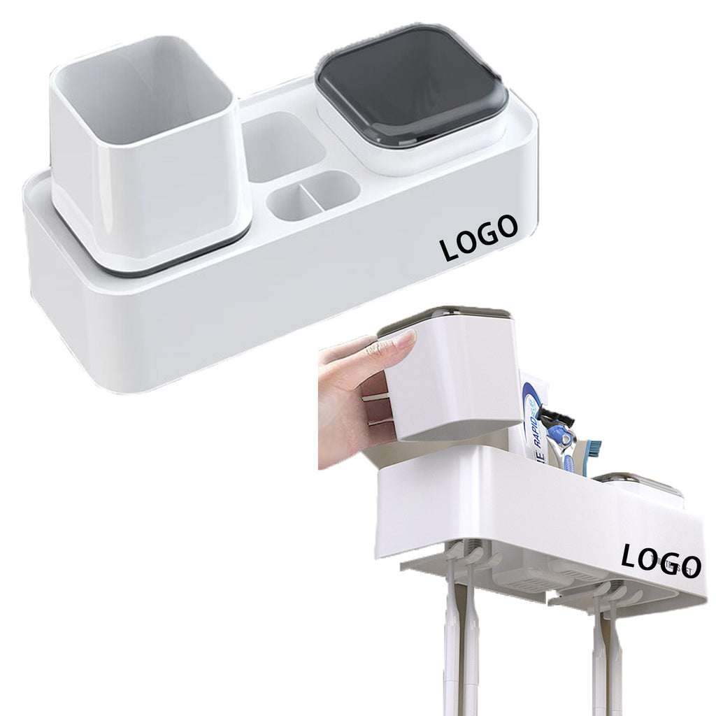 Suction Cup Toothbrush Holder Cup - No Holes Needed