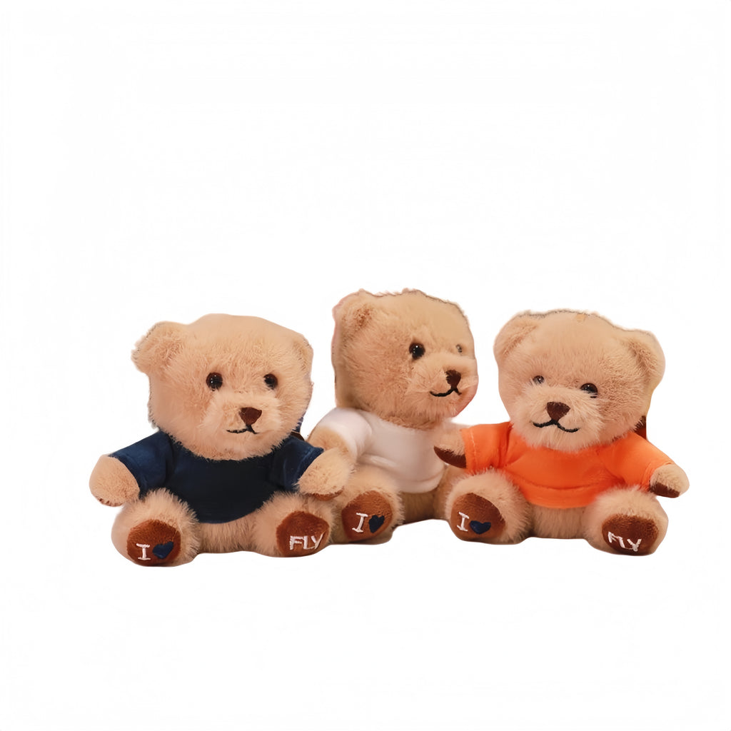 Plush Teddy Bear Keychain