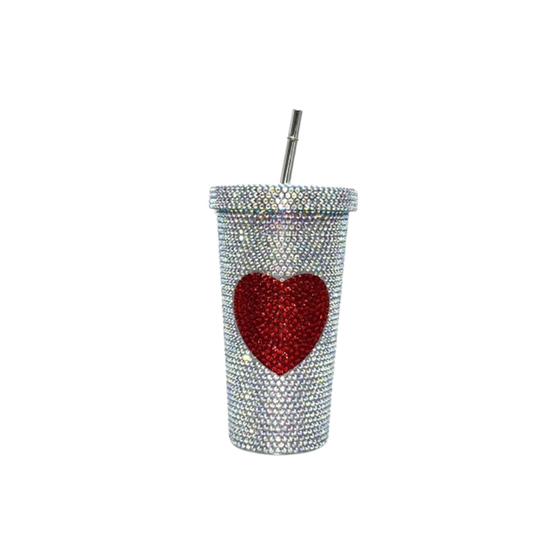 16 Oz Bling Diamond Straw Cup