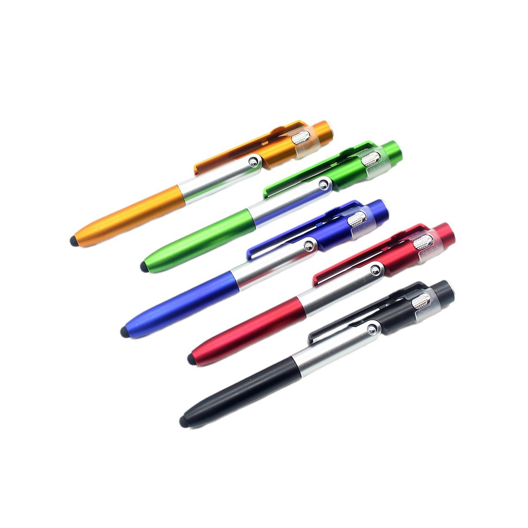 Multifunctional Phone Holder LED Touch Folding Pen