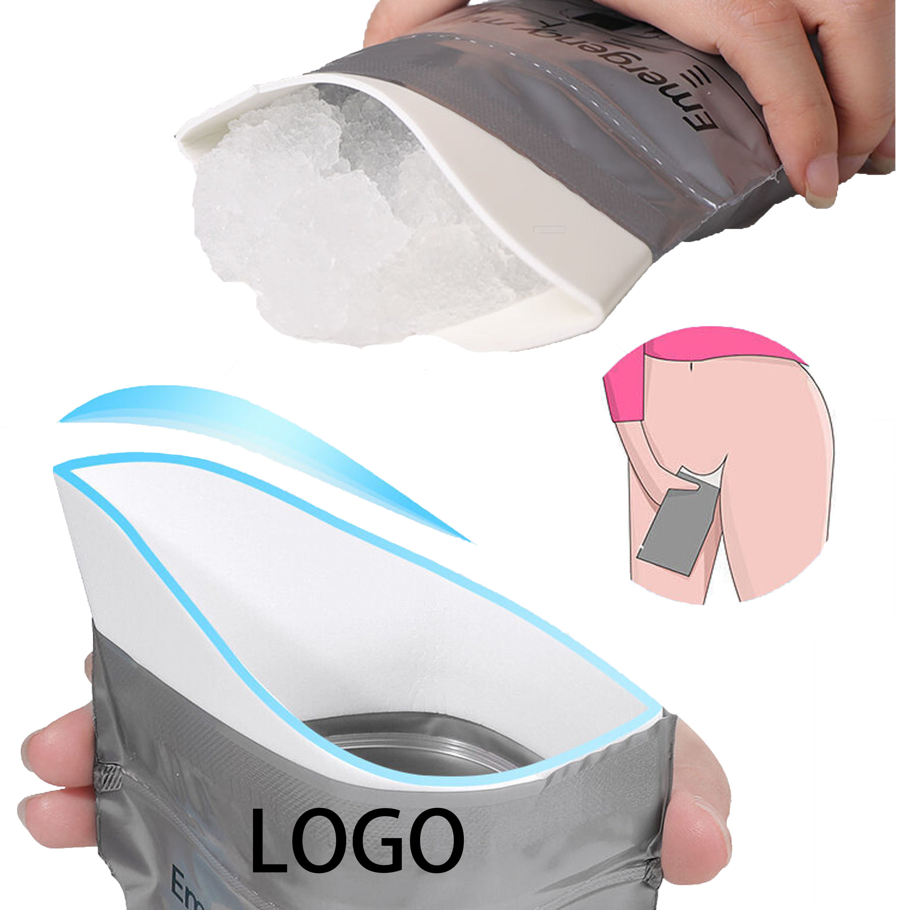 Disposable Travel Car Emergency Vomit And Urine Bag
