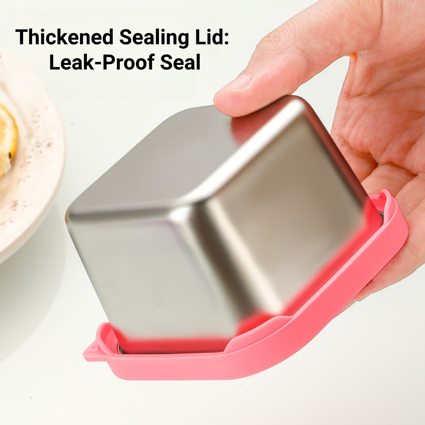 Stainless Steel Leak-Proof Dipping Sauce Dish