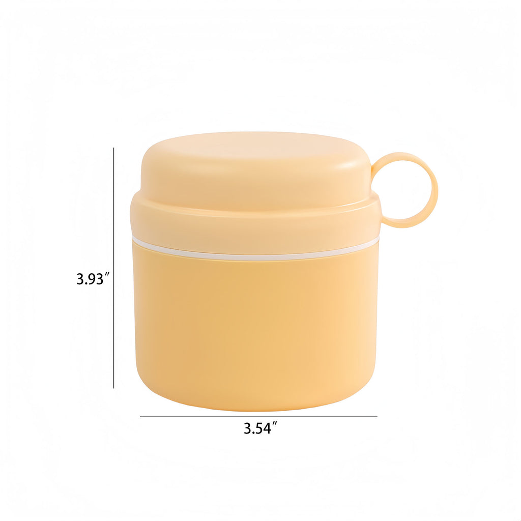Round Double Layer Lunch Box