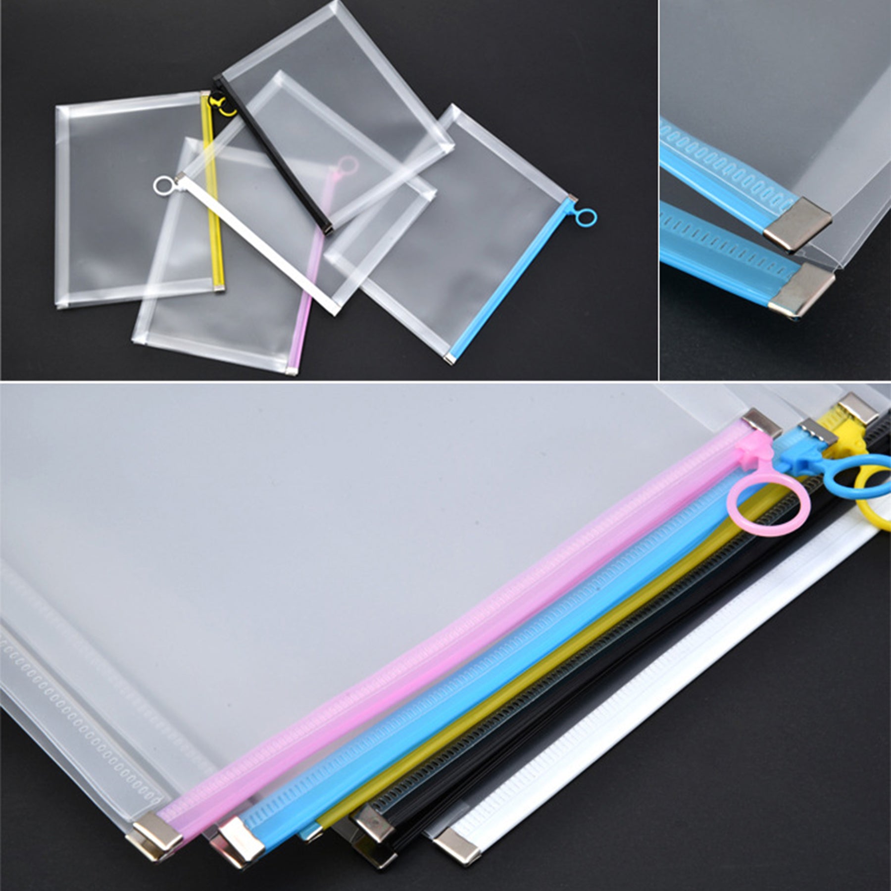 A4 Zip Document File Folder Expanding Envelope