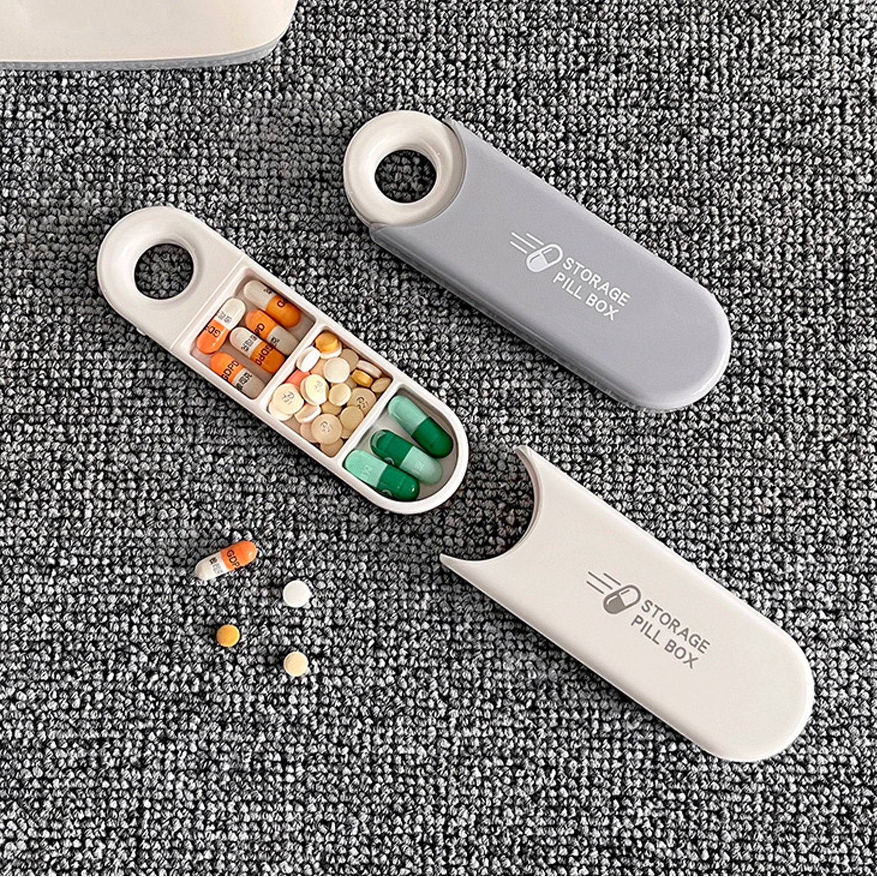 Slim Travel Pill Organizer