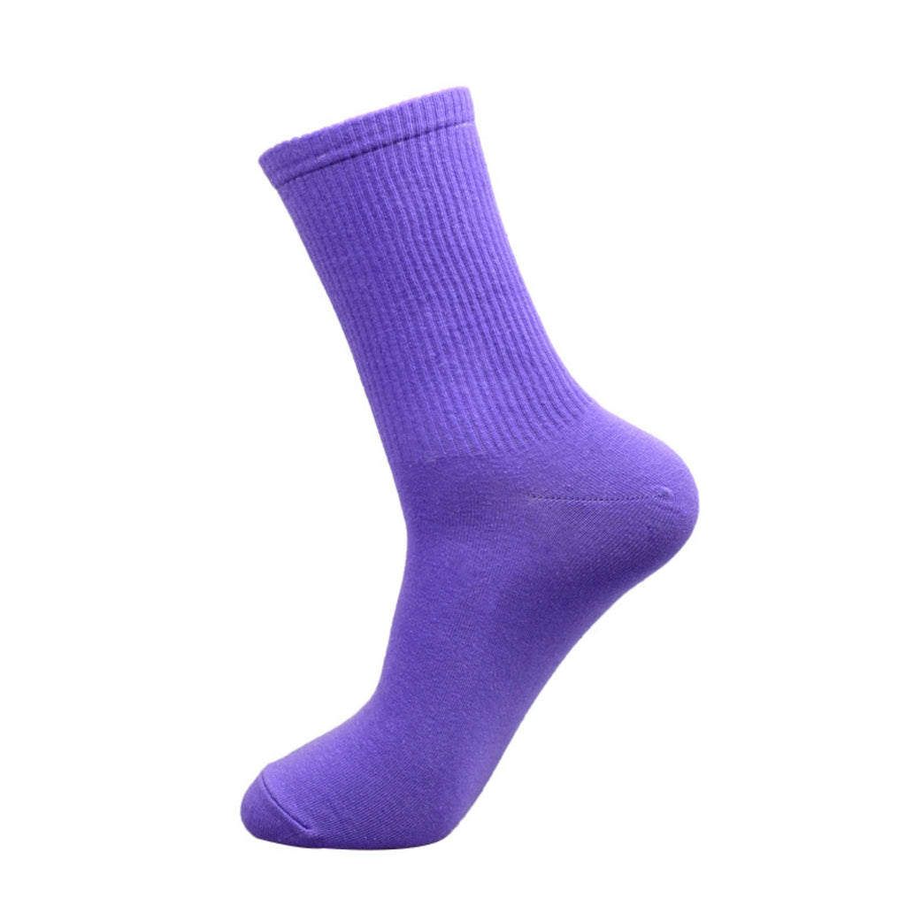 Trendy Multi-Color Cotton Sports Stockings For Men And Women