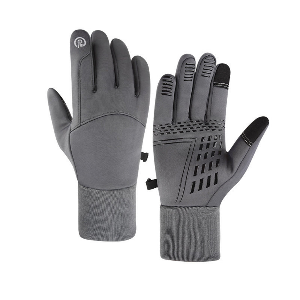 Unisex Fleece Lined Waterproof Non Slip Cycling Gloves