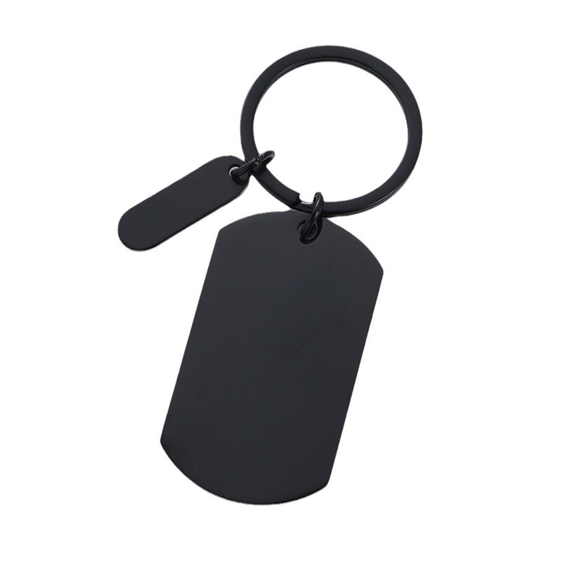 Stainless Steel Dog Tag Keychain