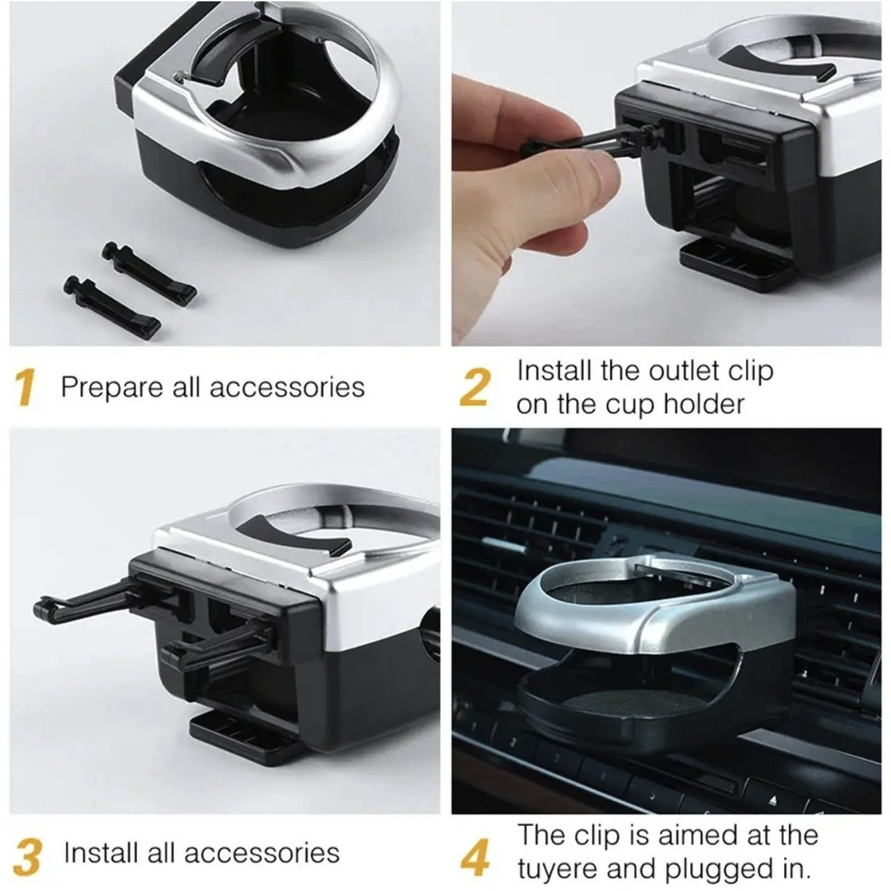 Air Vent Car Cup Holder