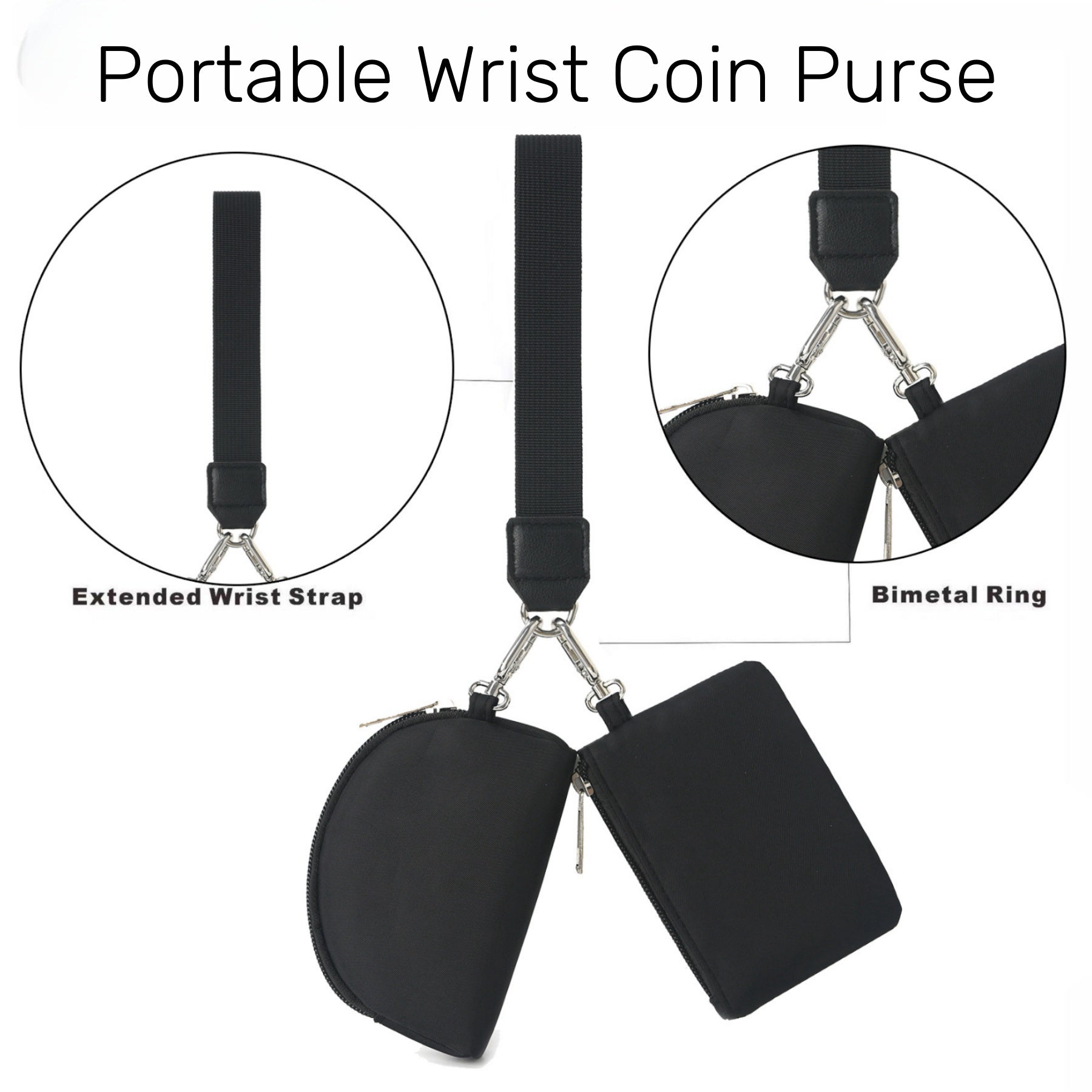 Portable Wrist Coin Purse