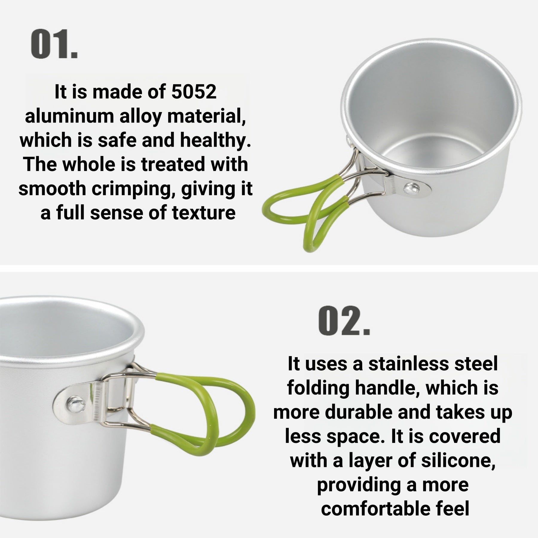 Aluminum Alloy Folding Camping Cup