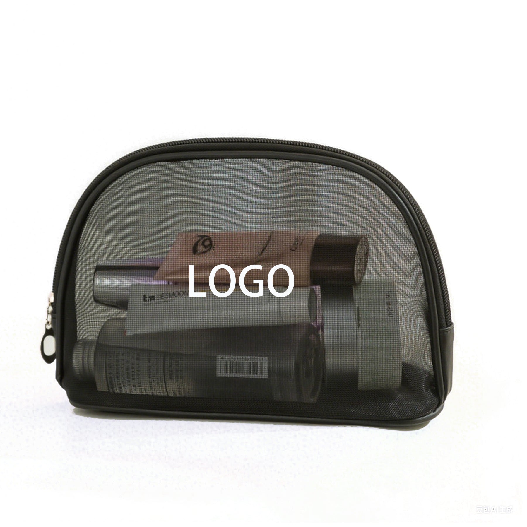 Mesh Zipper Makeup Bag