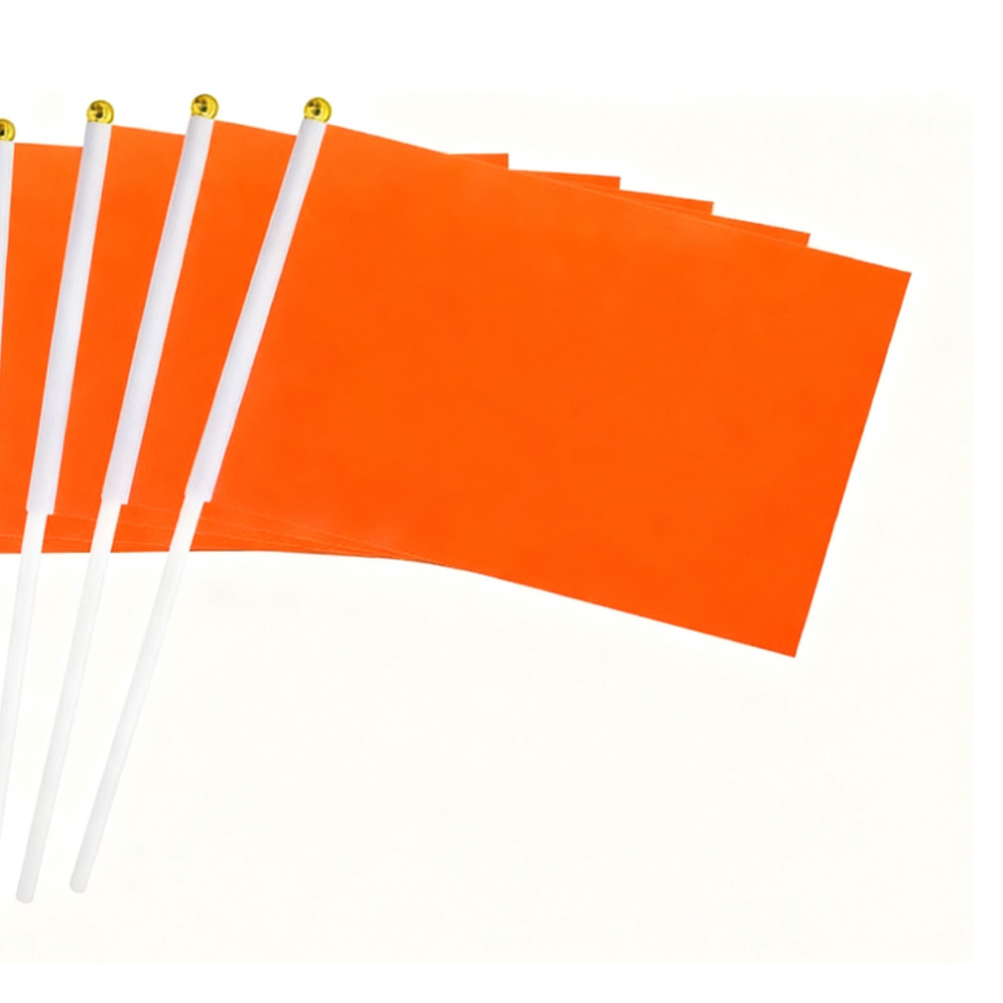 Solid Color Handheld Polyester Hand Waving Flag
