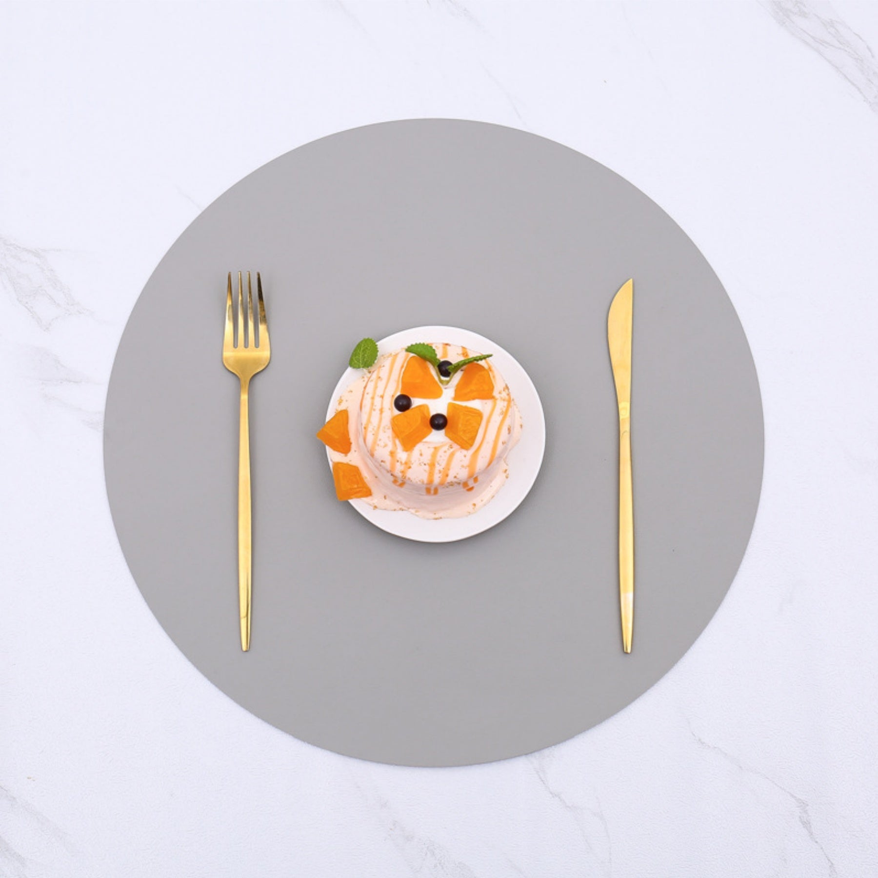 Round Minimalist Heat Insulated Placemat