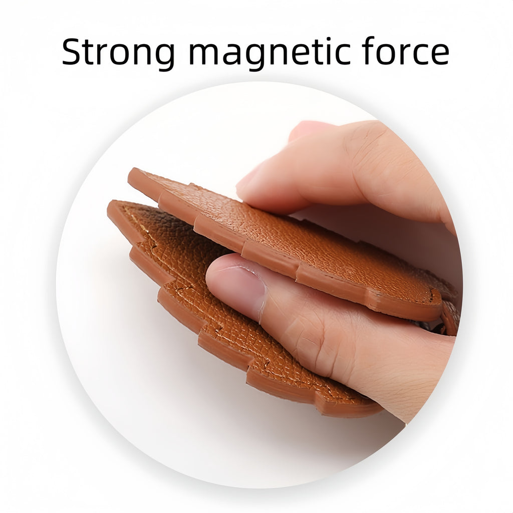 PU Leather Travel Magnetic Clip for Hat