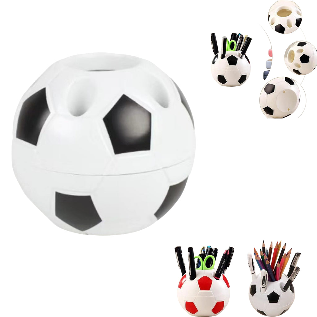 Soccer Pen Cup Plastic Organizer Multi Use Desk Bathroom