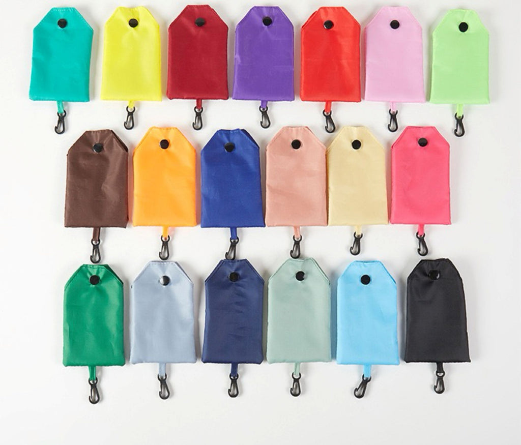 Solid-color Folding Shopping Bag
