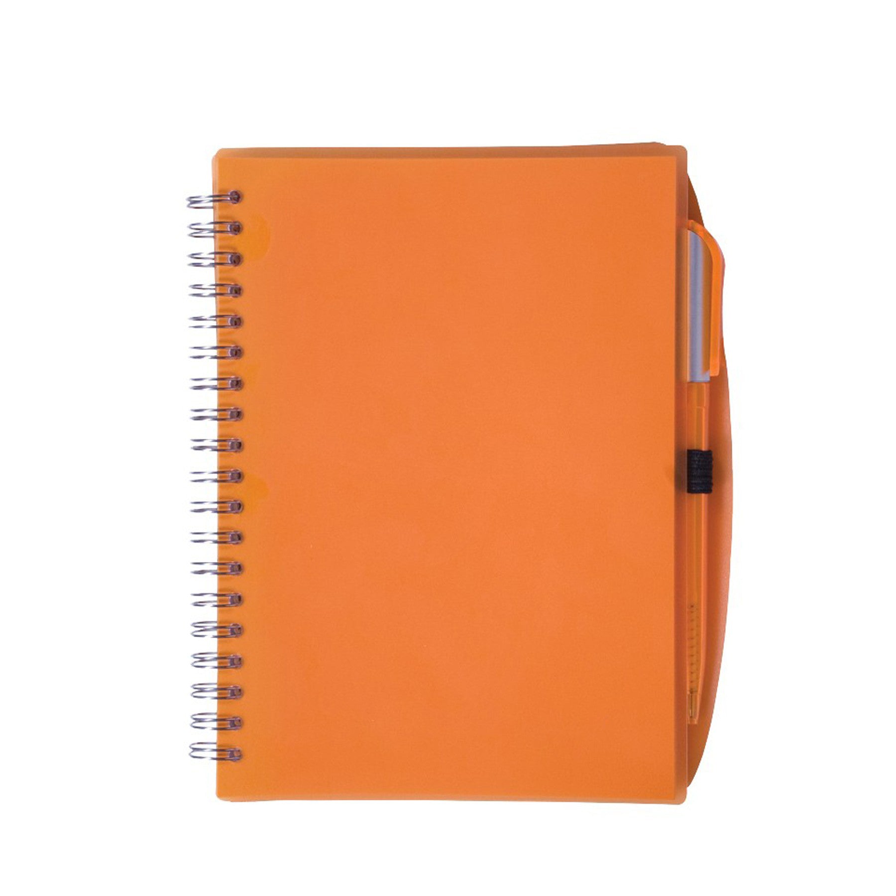 A5 PP Hardcover Spiral Notebook with Pen