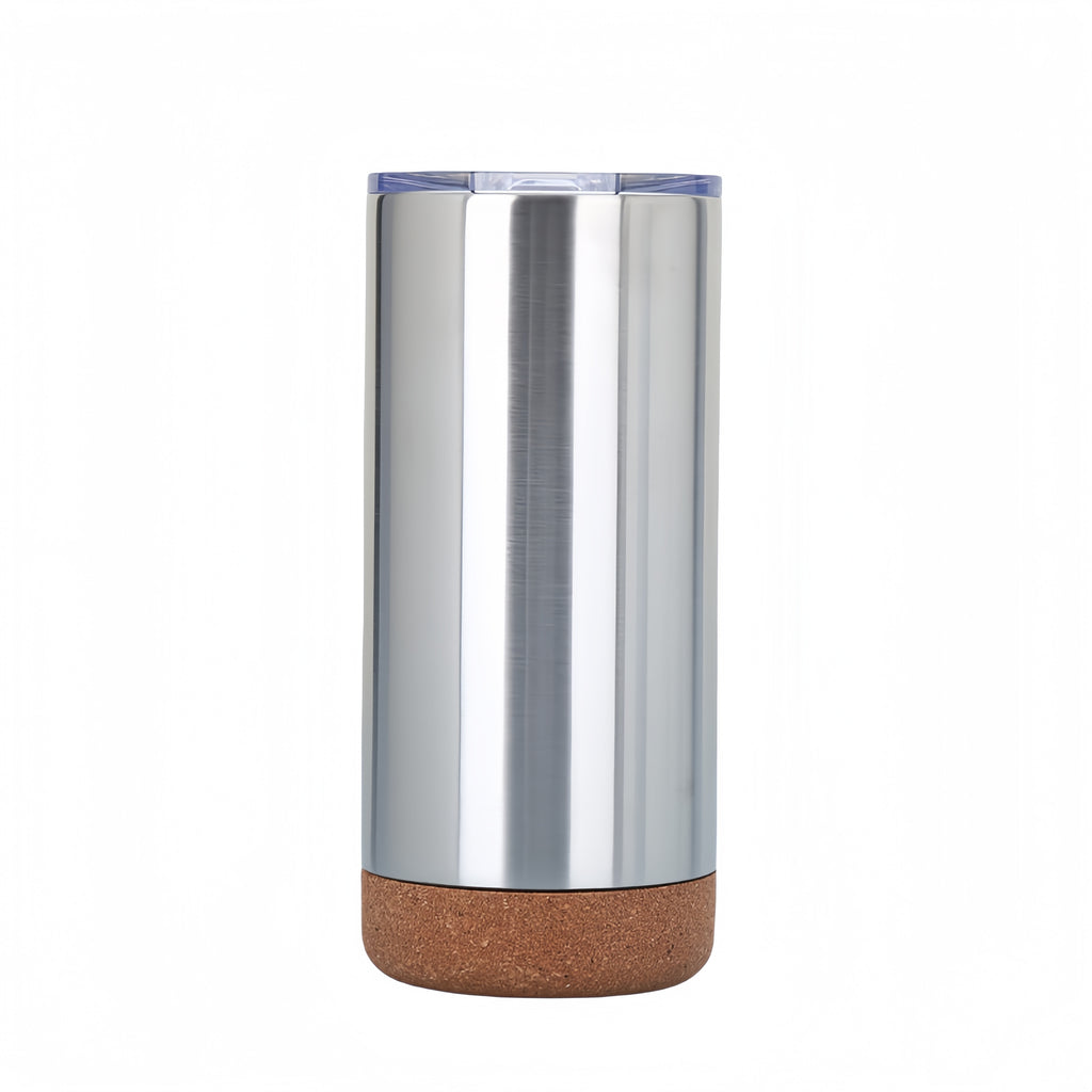 16 Oz. Stainless Steel Mug With Cork Base
