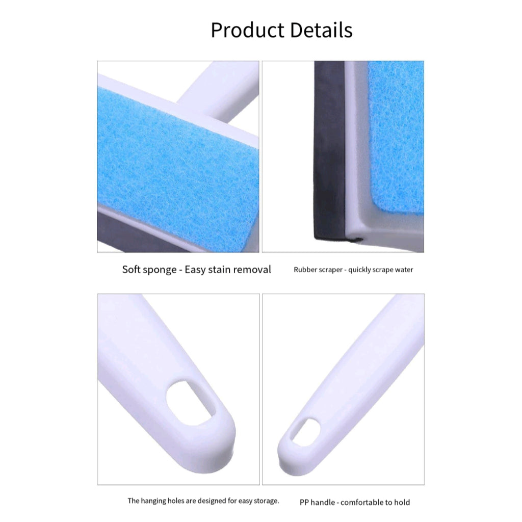Double Sided Soft Rubber Glass Squeegee