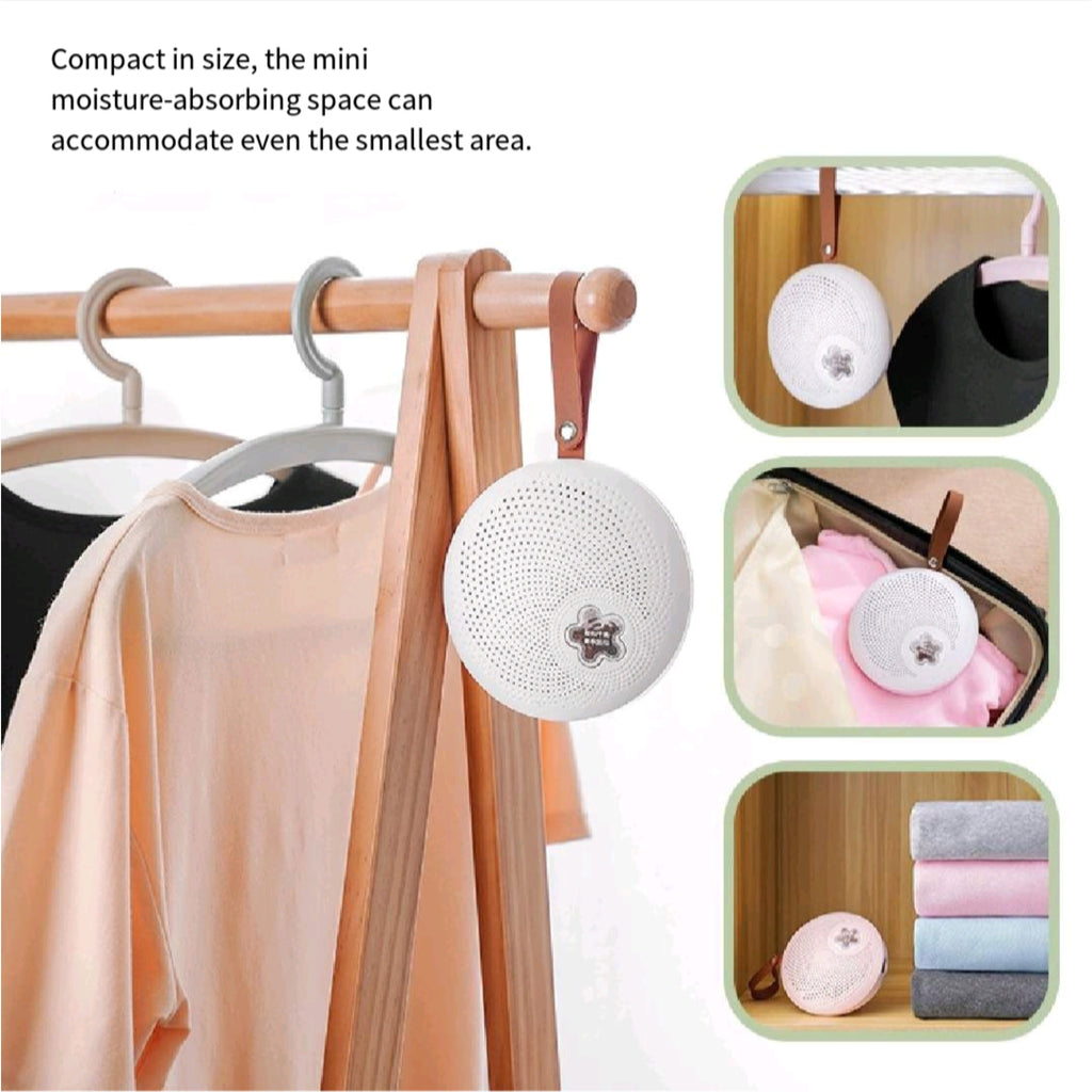 Mini Reusable Dehumidifier With Visible Water Tank