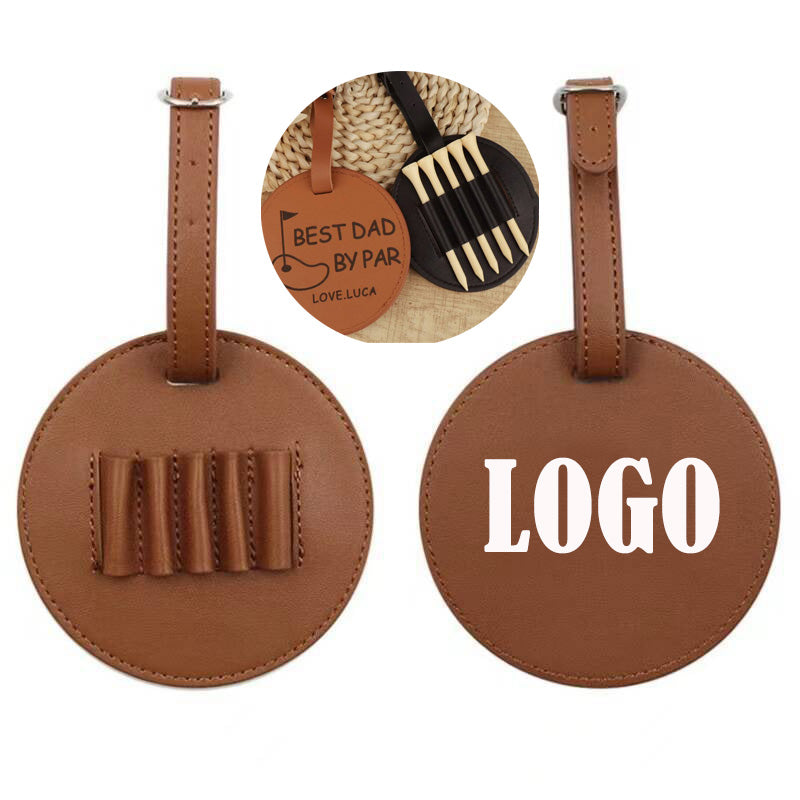 Waist Hanging Wooden Spike Golf Seat Storage Cover