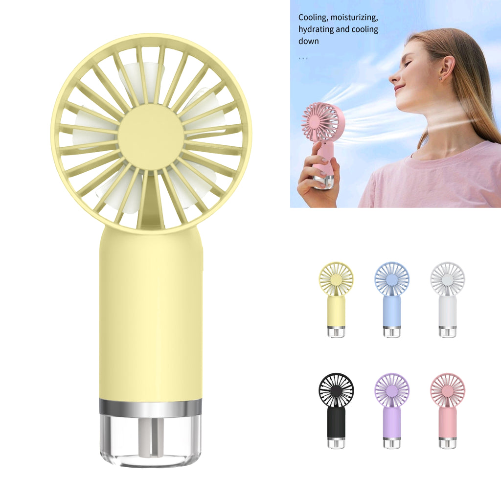 Handheld Mist Fan Cooling Portable USB Rechargeable Outdoor