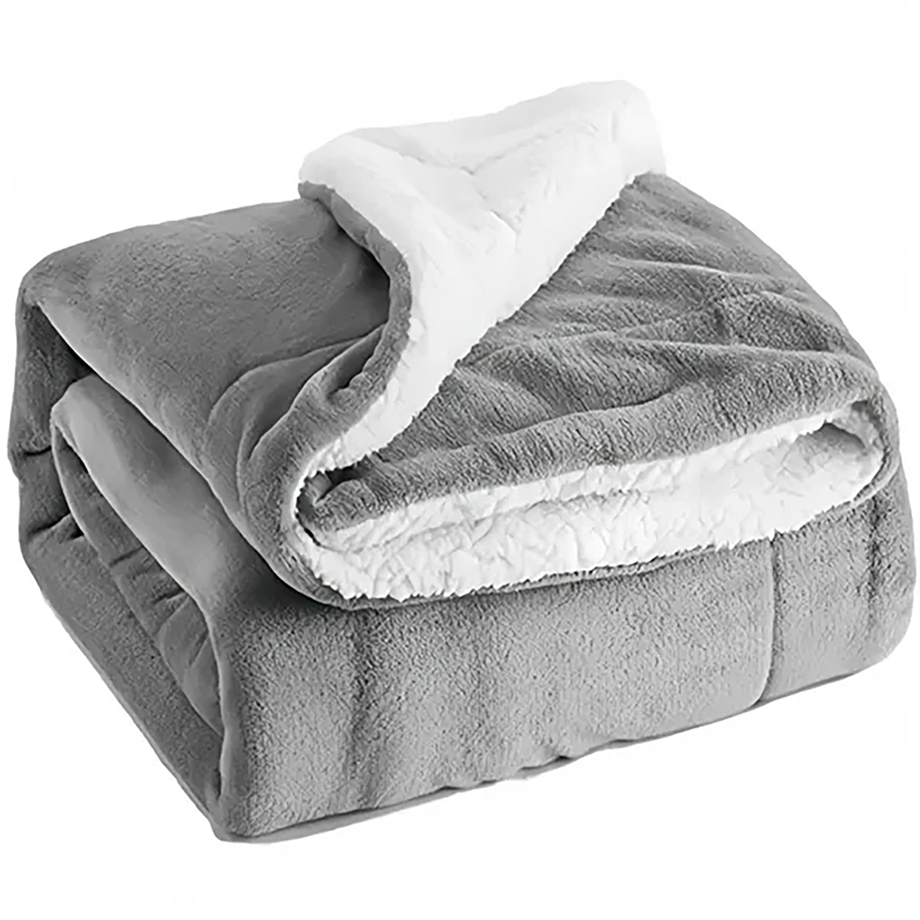 Double Layer Sherpa Throw Fleece Thick Blanket