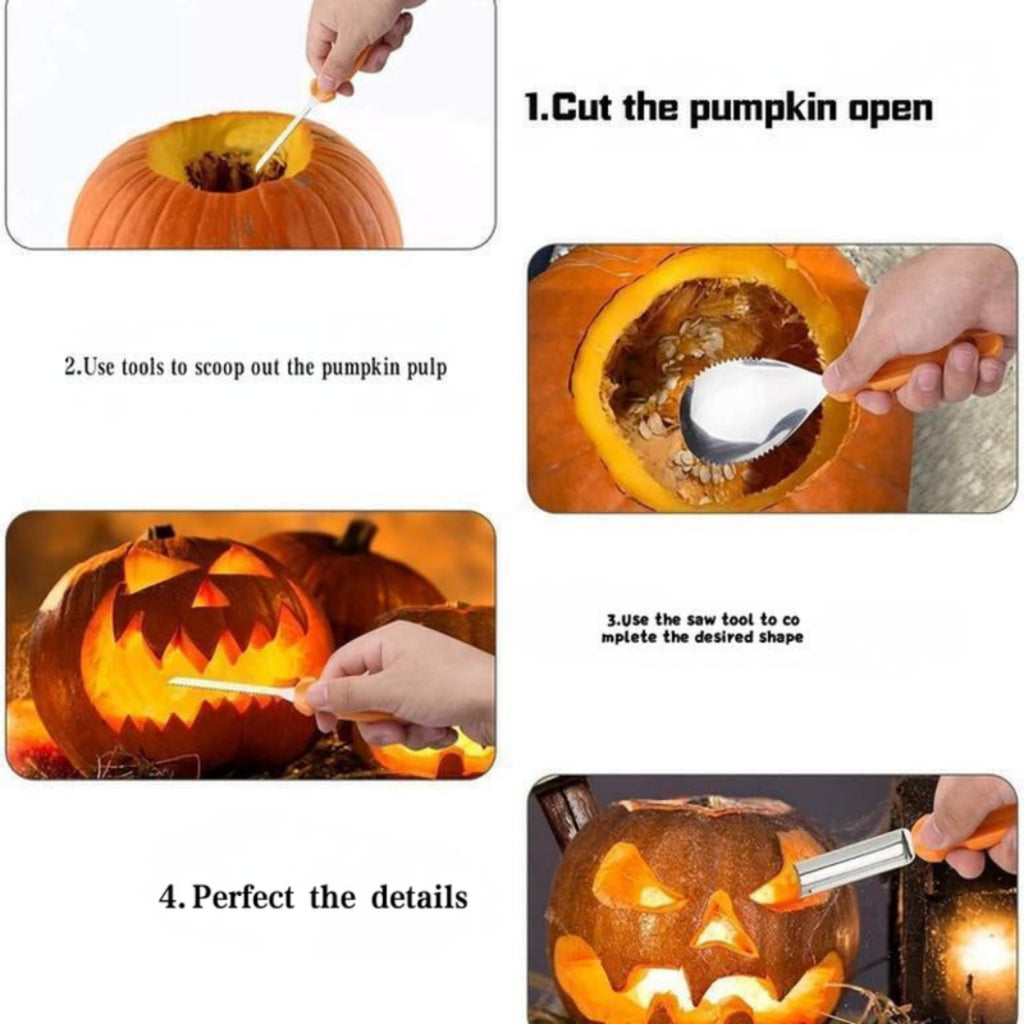 Halloween Pumpkin - Carving Tool Set