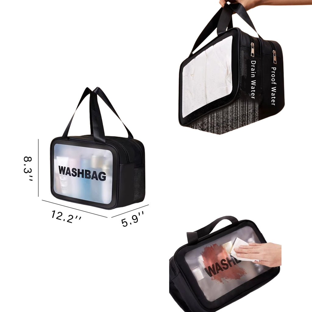 Double-layer Dry And Wet Separation Makeup Bag