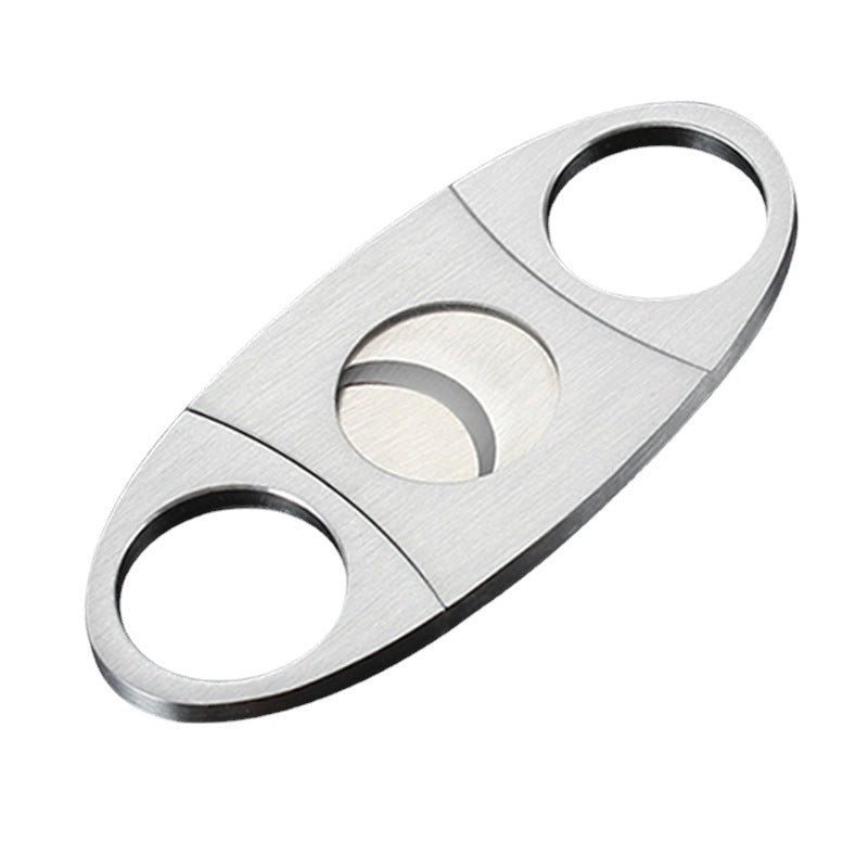 Stainless Steel Double-Bladed Cigar Cutter