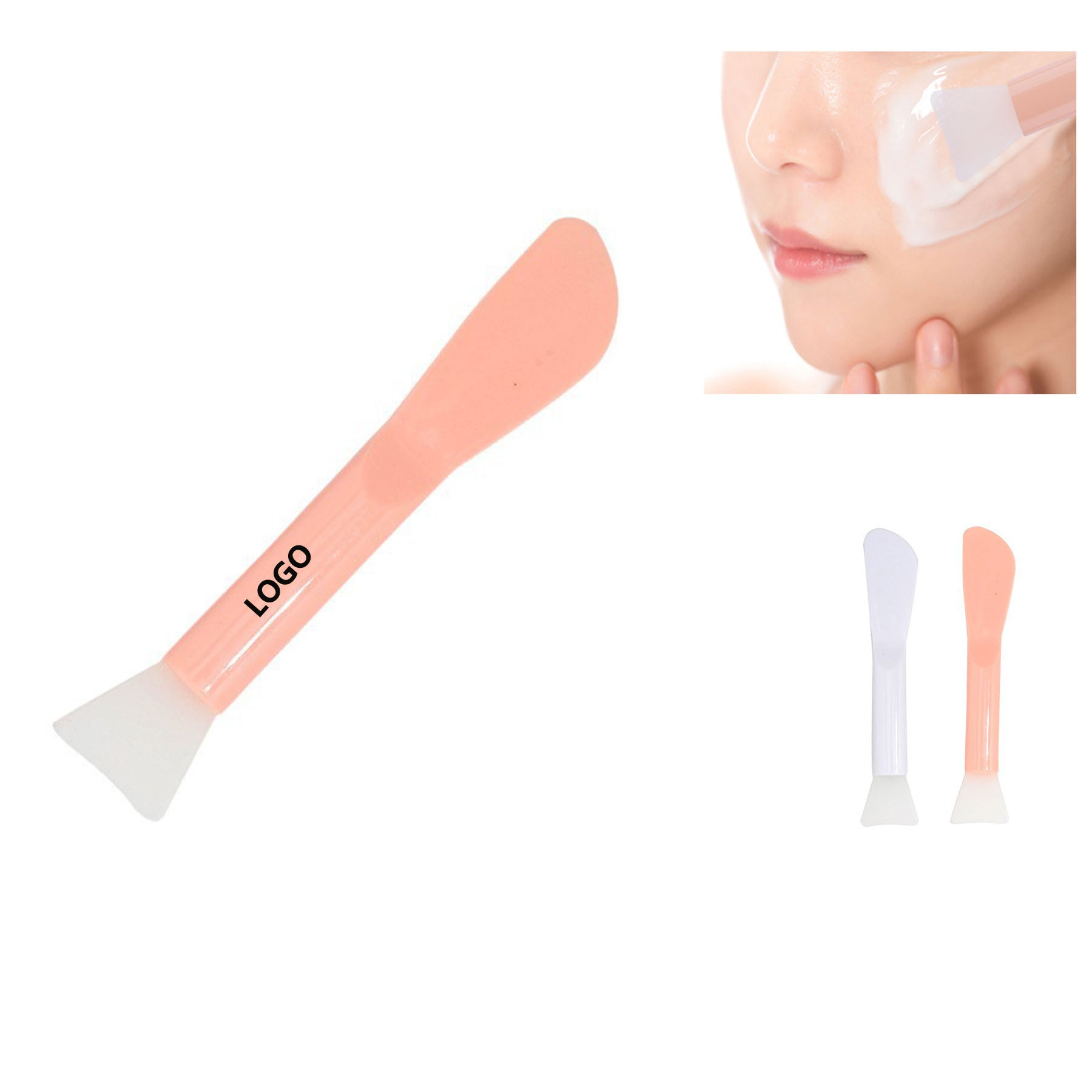 Double Head Silicone Mask Brush