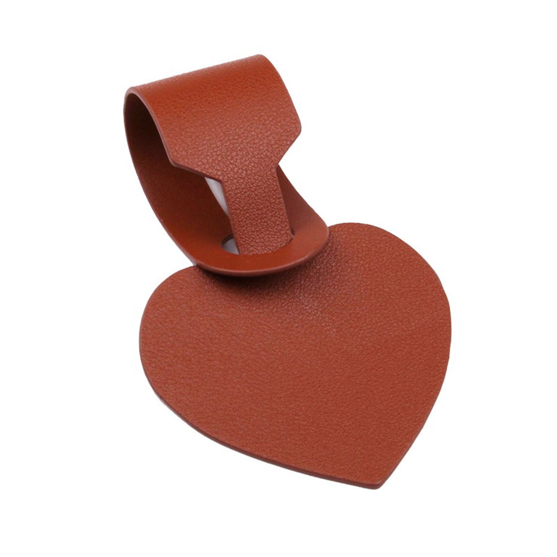 Heart Shaped PU Leather Luggage Tags