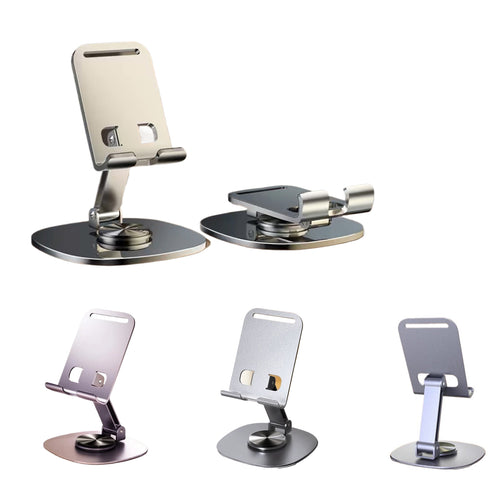 Adjustable All-Metal Phone Stand for Work & Video Calls