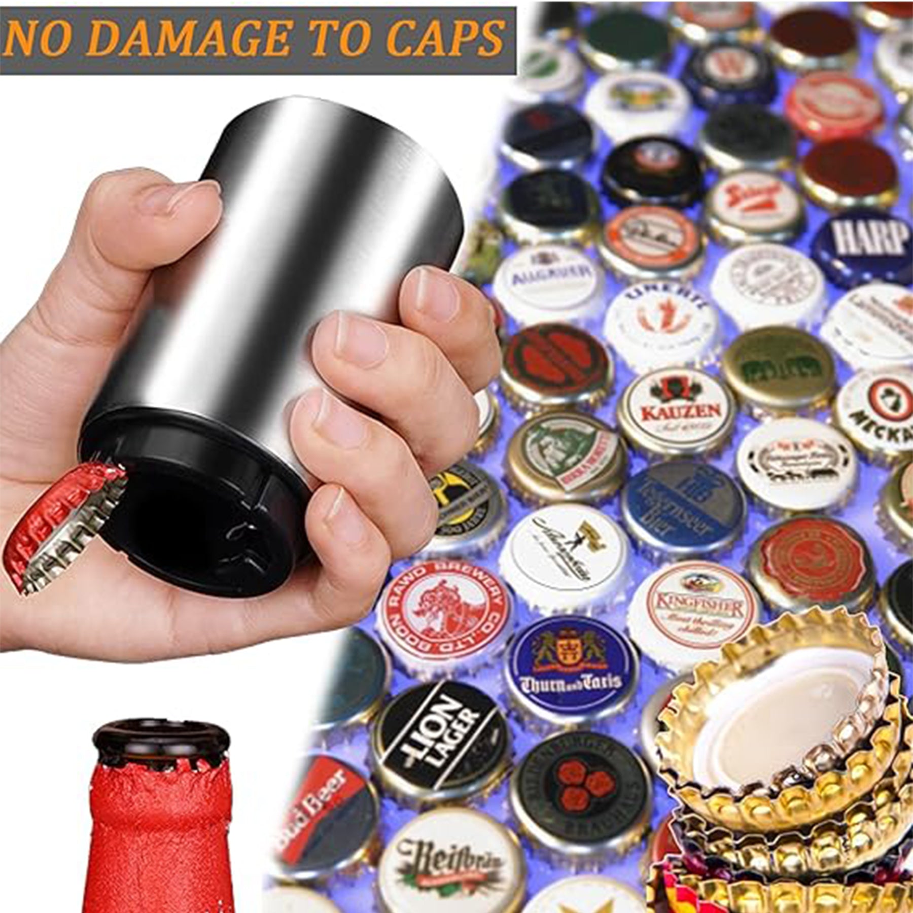 Push-Type Automatic Beer Bottle Opener