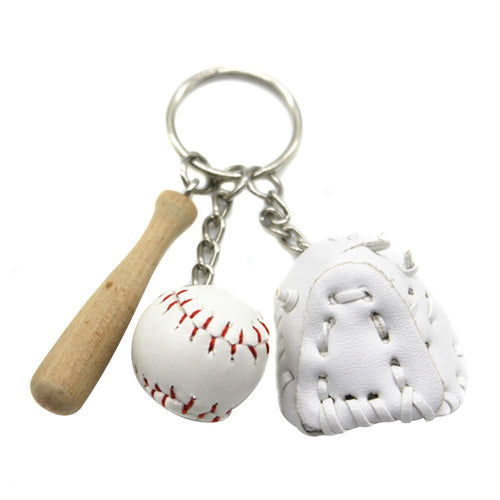 Baseball-Shaped Key Chain