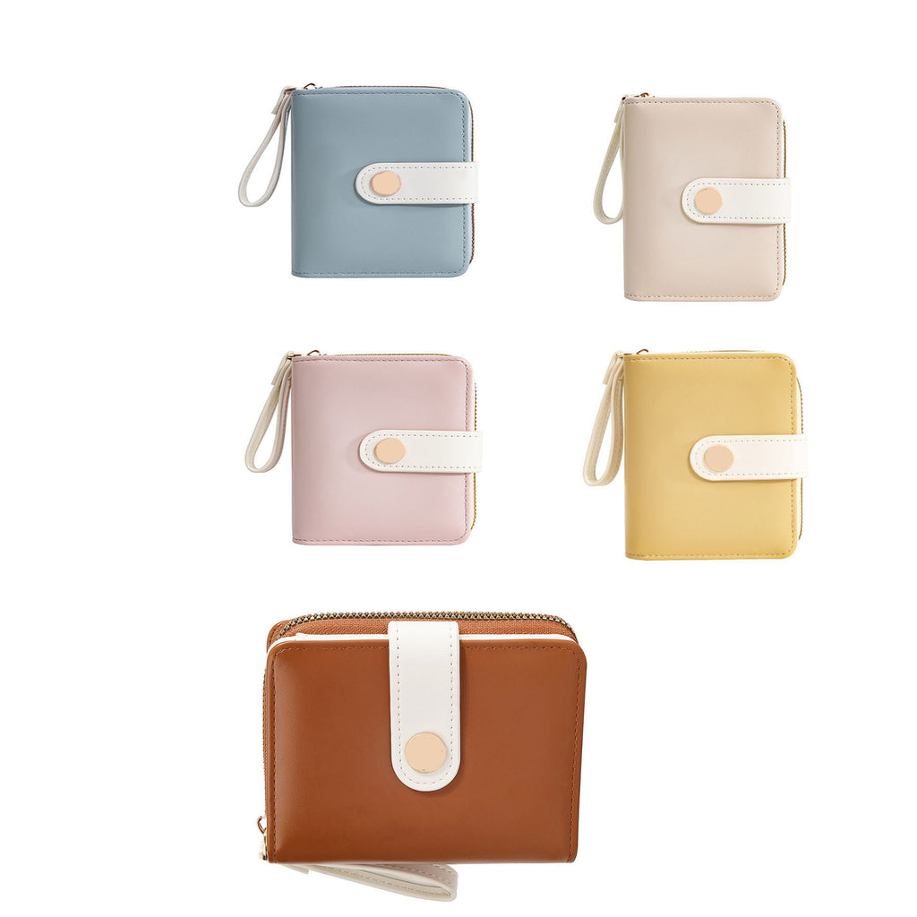 Color-coded Button Wallet
