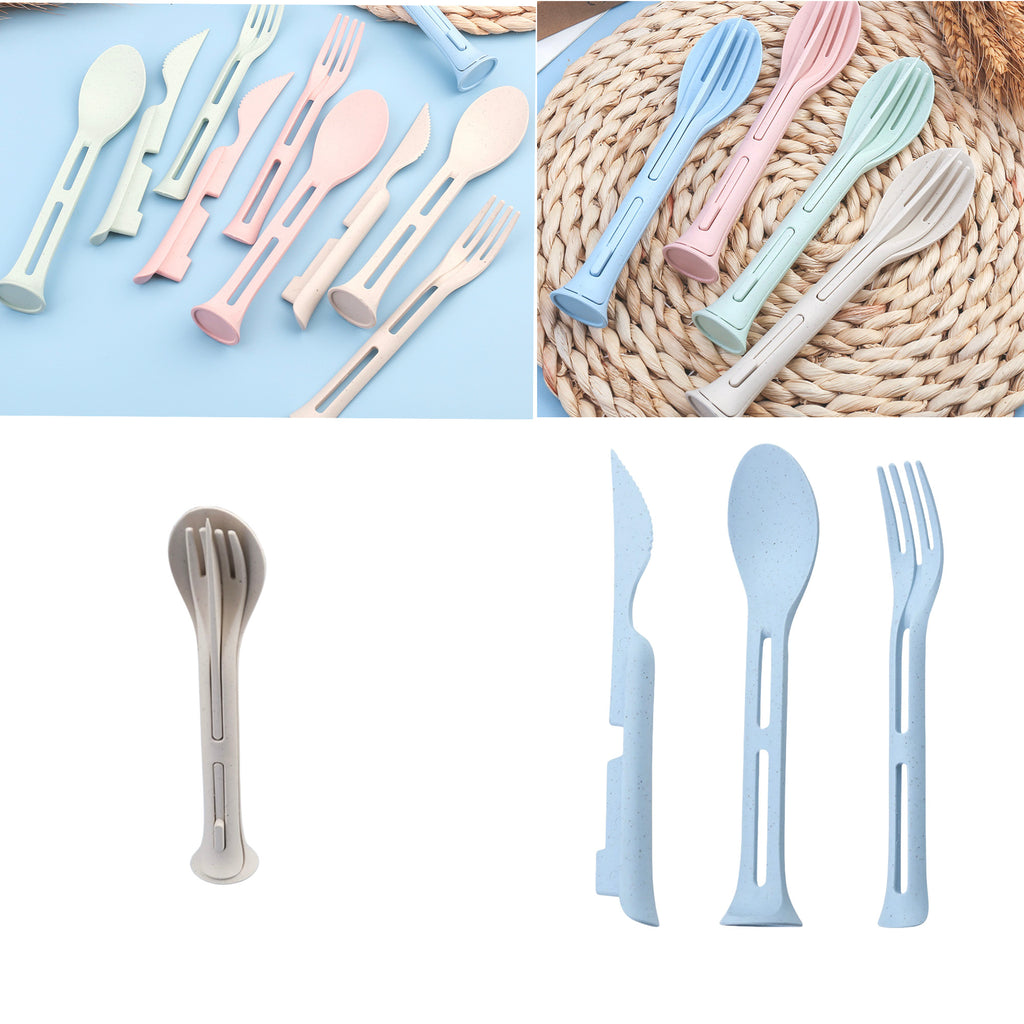 Custom Wheat Straw Cutlery Set