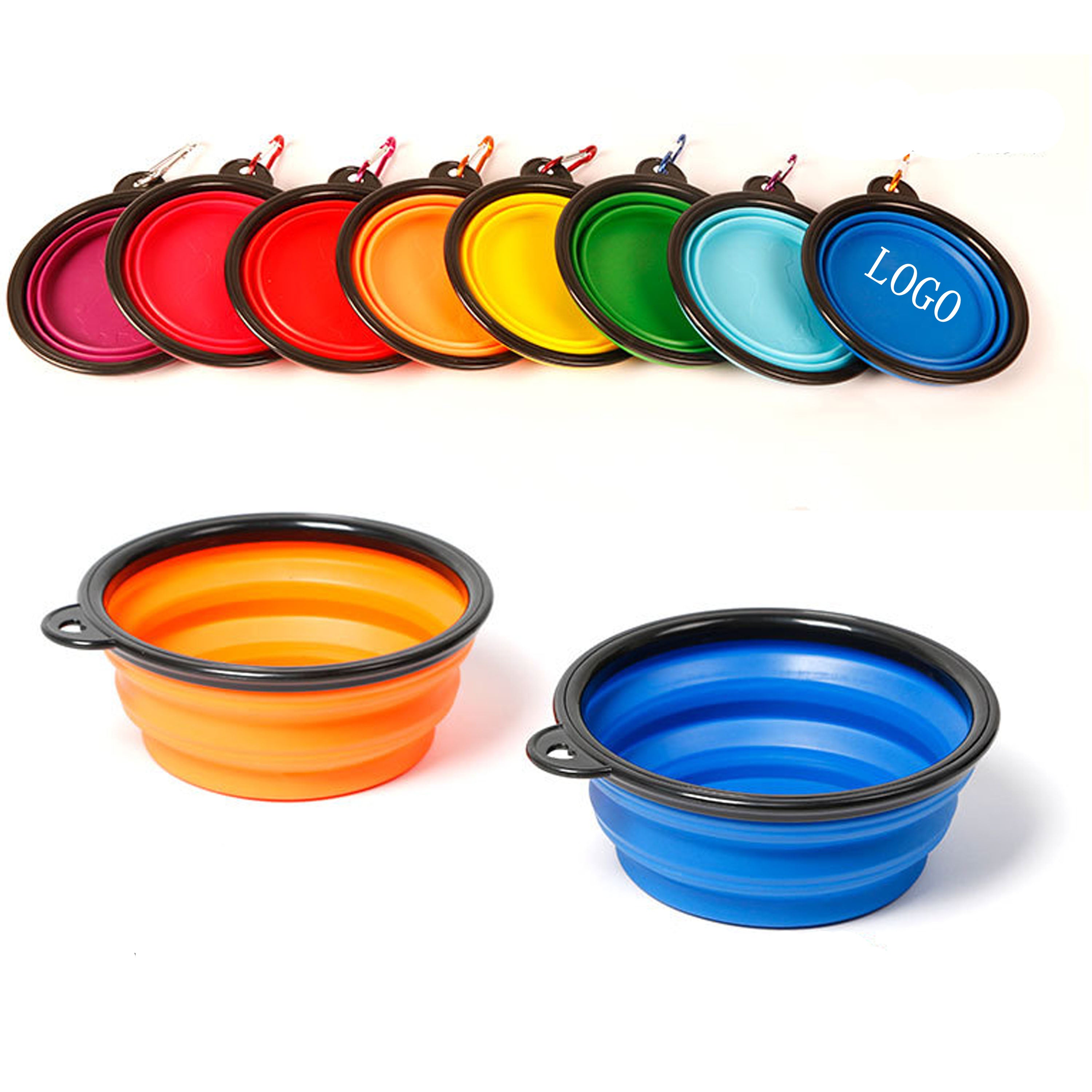 Collapsible Silicone Dog Bowls