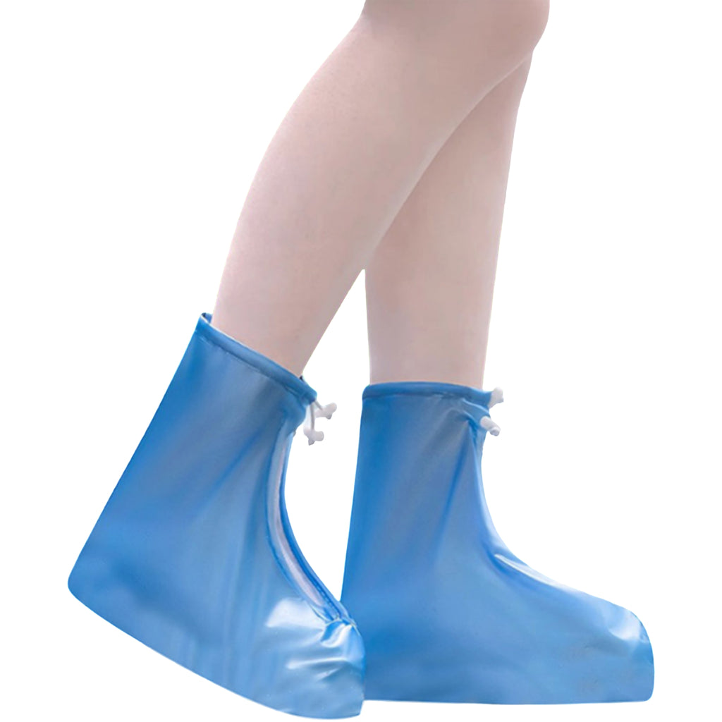 Waterproof Pvc Overshoes Slip Resistant All Sizes
