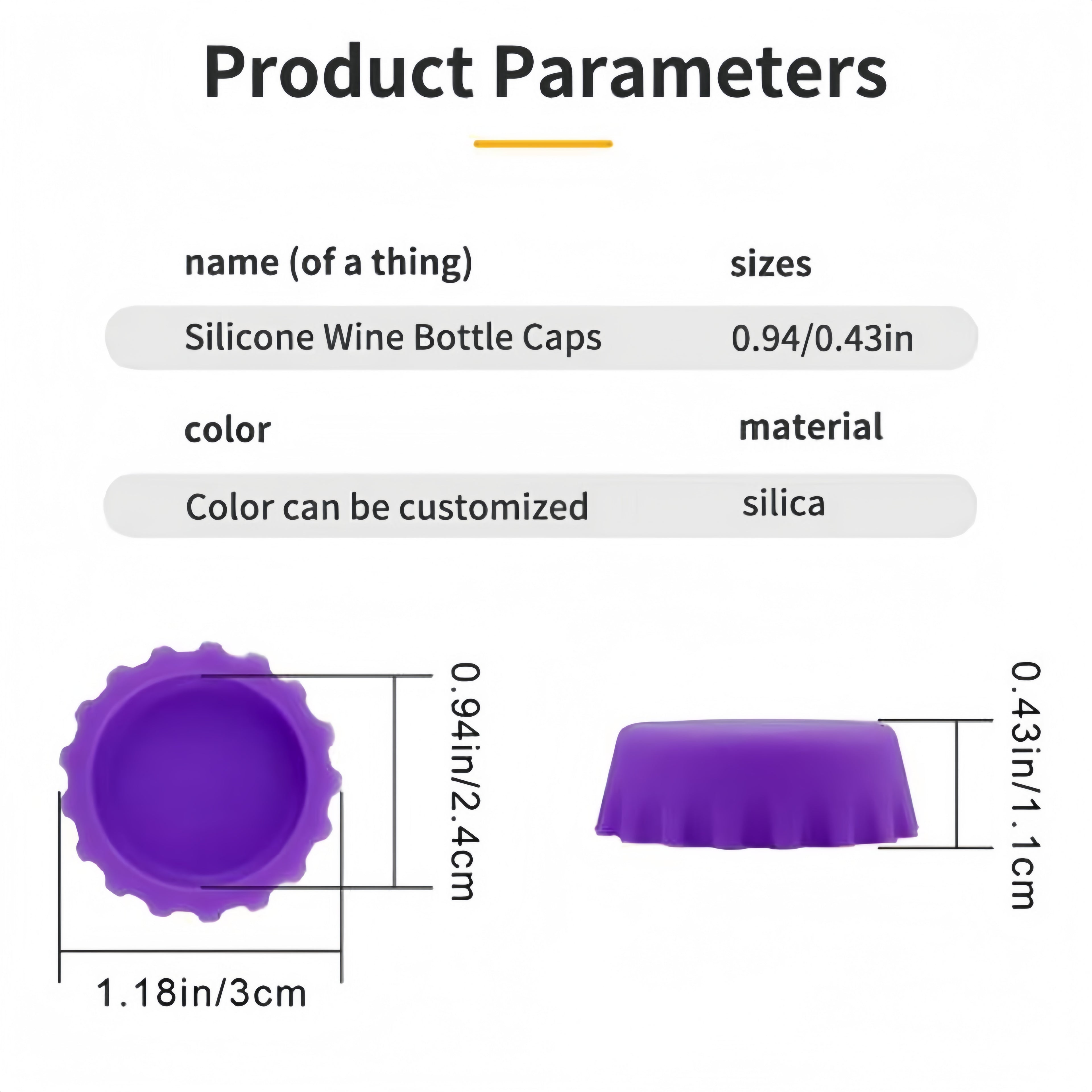 Custom Logo Silicone Rubber Beer Bottle Crown Cap Reusable Beer Caps Stopper