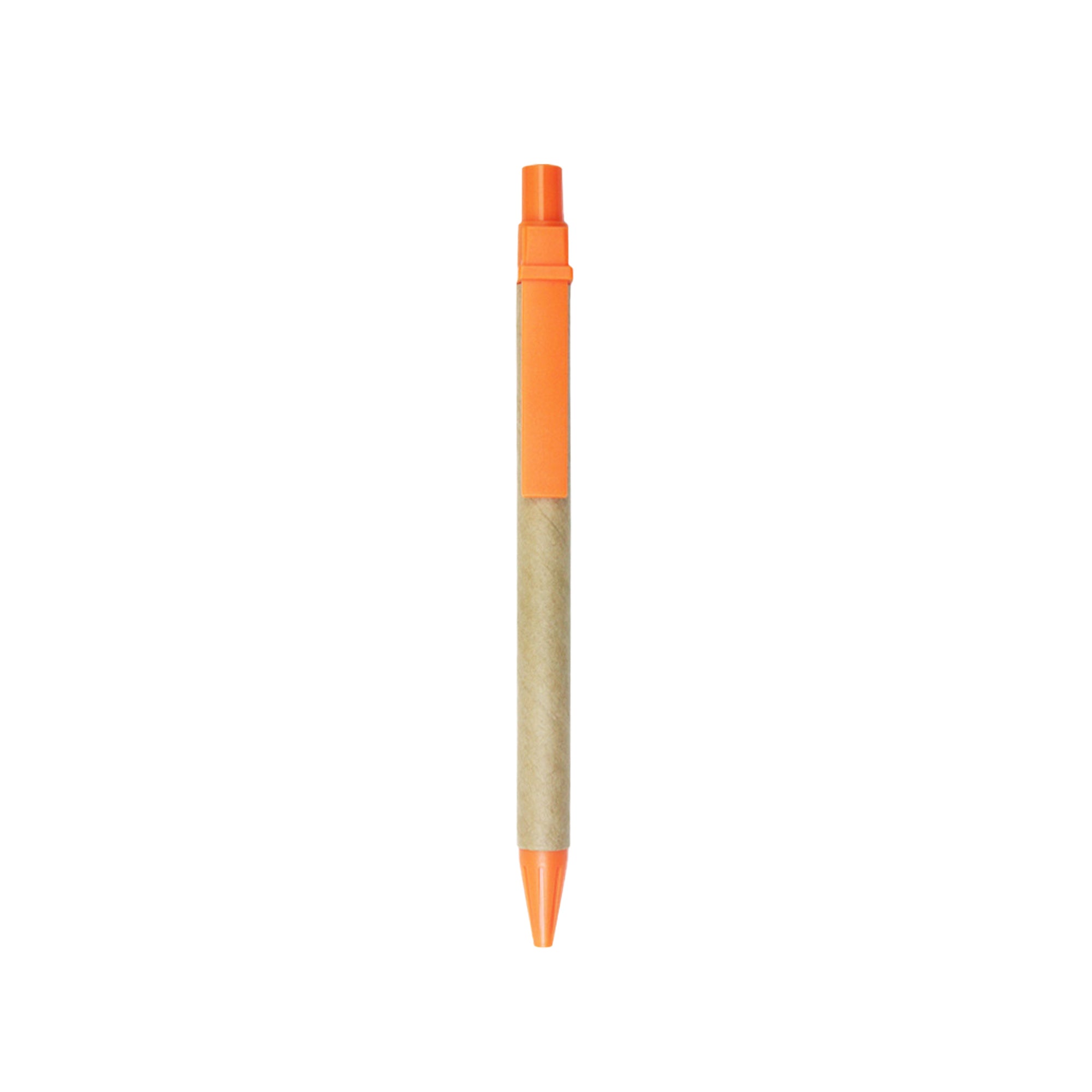 Eco-Friendly Kraft Paper Barrel Pen-Retractable Ballpoint