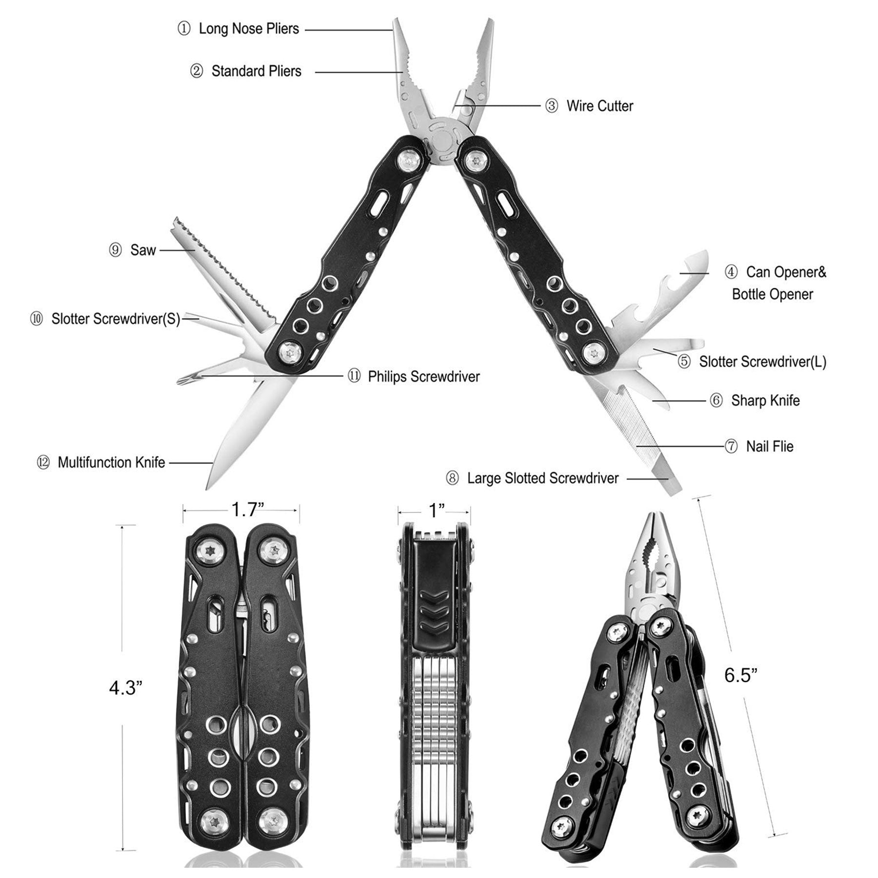Multi Functional Tool Pliers Foldable