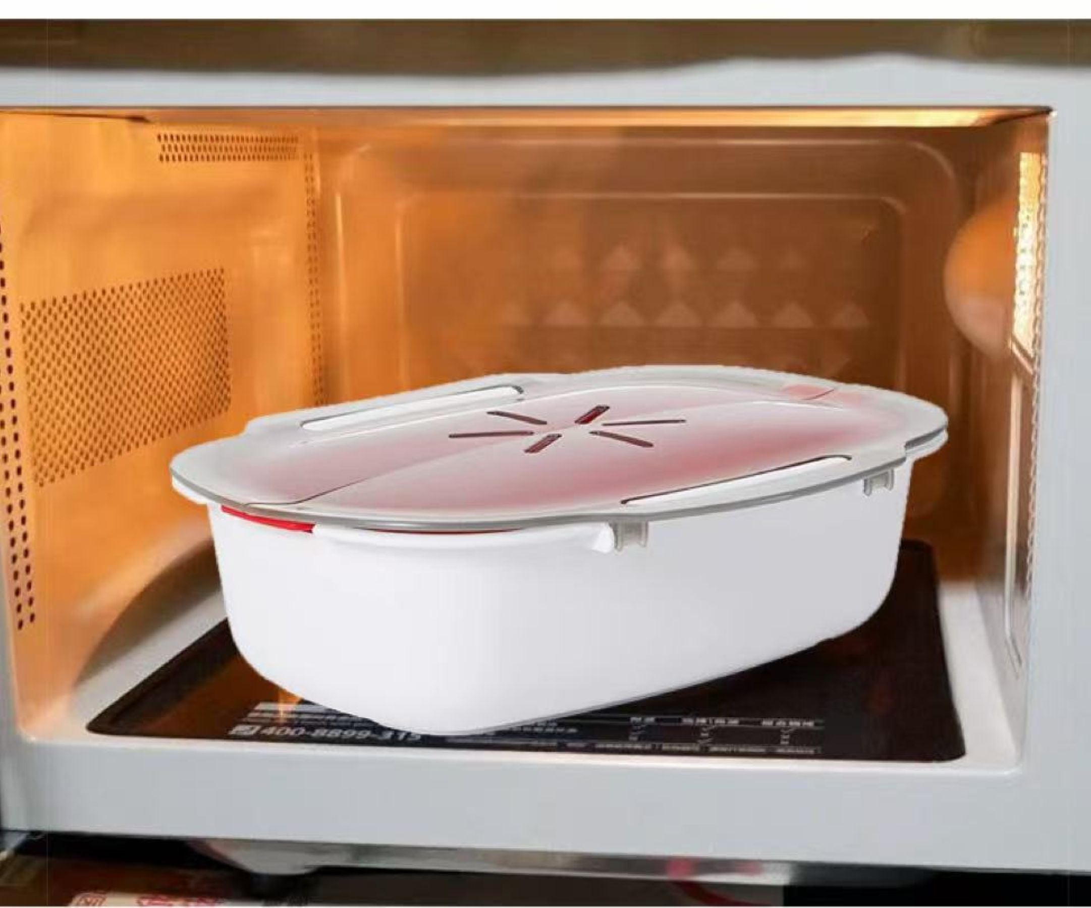 Microwave Oven Steaming Dish