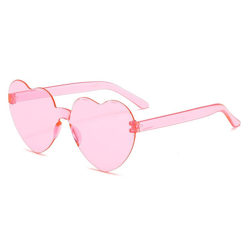 Colorful Heart Shaped Sunglasses